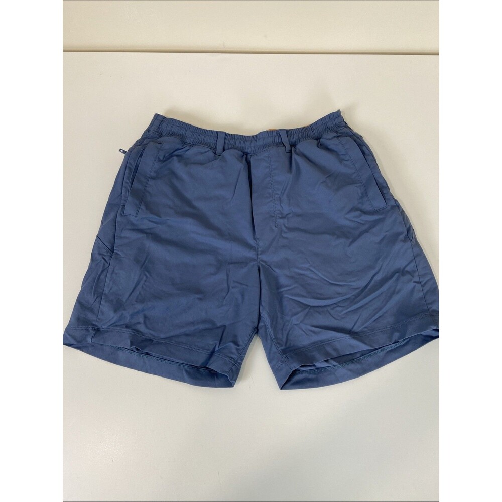 Birddogs Uncle Bucks Khaki Lined Blue Shorts Men’s XXL EUC 7" Inseam